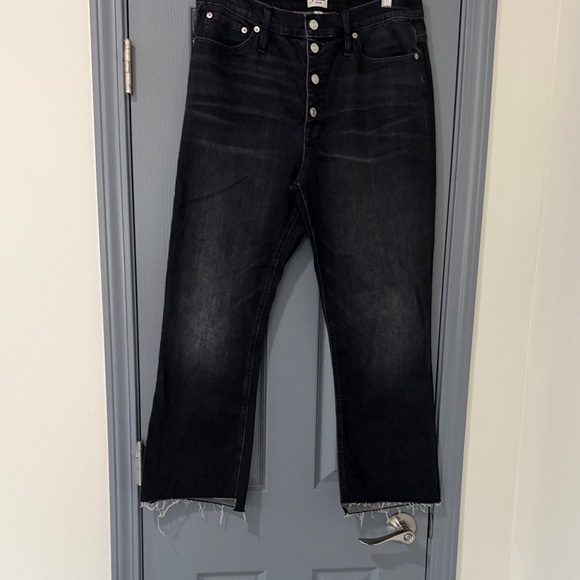 J. Crew Denim - J Crew Black Billie Demi Boot Crop Jeans.